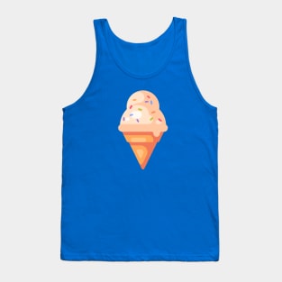 Vanilla Ice Cream Cone Tank Top